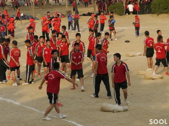 소림사 인근에는 83개의 무술학교가 있는데 그 규모가 엄청나다