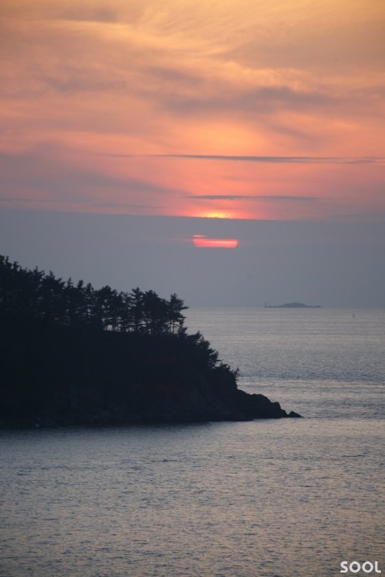 새막금 쉼터에서바라본 일몰