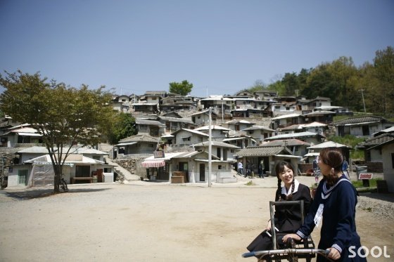 드라마 촬영장 달동네와 교복청춘