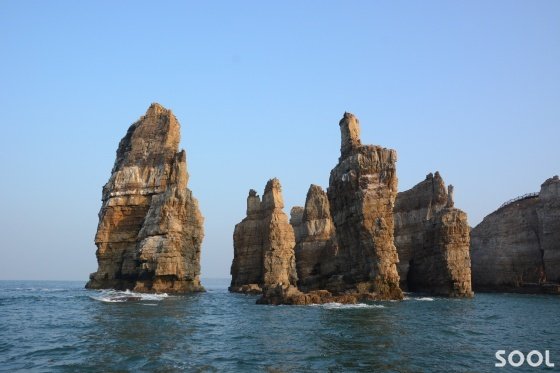 두무진 해변