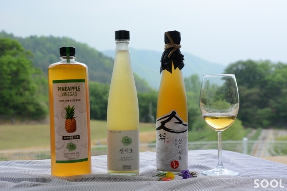 파인애플 식초, 선식초, 천연 현미식초