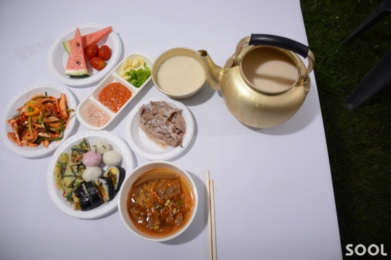 막걸리와 안주