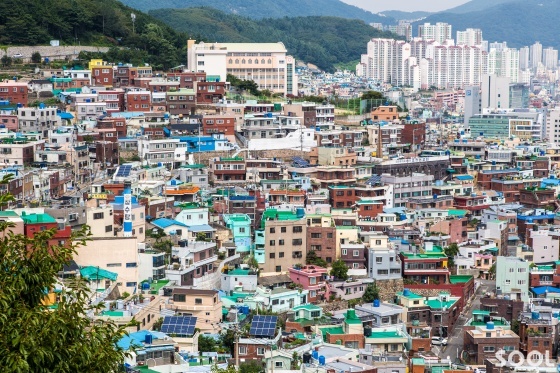 산복도로에서 본 풍경