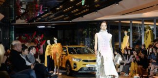 기아차와 패션 작품의 이색적인 콜라보레이션