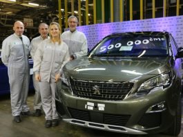 푸조 3008 SUV, 글로벌 누적 생산 50만대 돌파