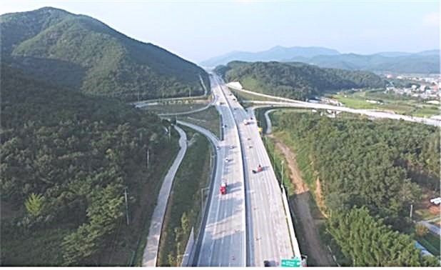 활천나들목 (부산기점 57km) 전경