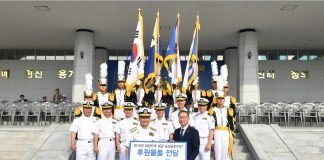 대선주조, 해군순항훈련전단에 대선소주 공식 후원