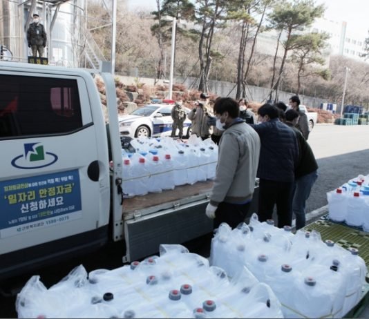 대선주조, 방역용 이어 ‘의료용 알코올 주조원료’ 20톤 추가 지원