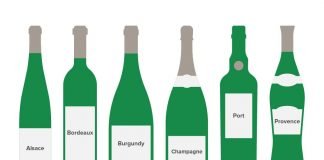 와인 병의 종류 및 크기