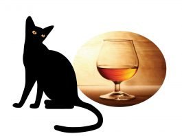 키치죠지의 검은 고양이와 코냑