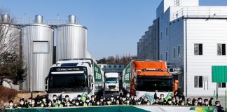 오비맥주, 국산 쌀로 만든K라거 ‘한맥’ 첫 출고