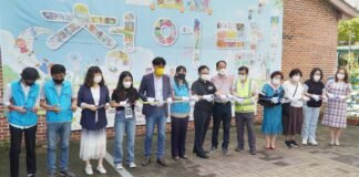 양산 아파트에서 페트병 분쇄기 ‘돌리도’ 출범식 가져