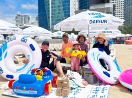 2030월드엑스포 유치 염원 해운대 백사장 덮는다