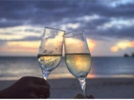 10월의 어느 멋진 날에 음미하는 와인 한잔의 사색