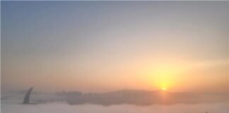 새해 세종, 금강의 일출을 바라보며