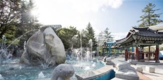 봄꽃이 만개한 수안보온천에서 겨우내 쌓인 피로를 푸는 생활의 여유