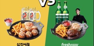 ‘오비맥주 한맥 X 역전할머니맥주’…