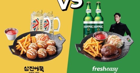 ‘오비맥주 한맥 X 역전할머니맥주’…