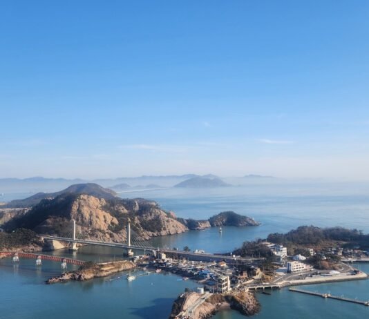 장자도에서 술을 마시다